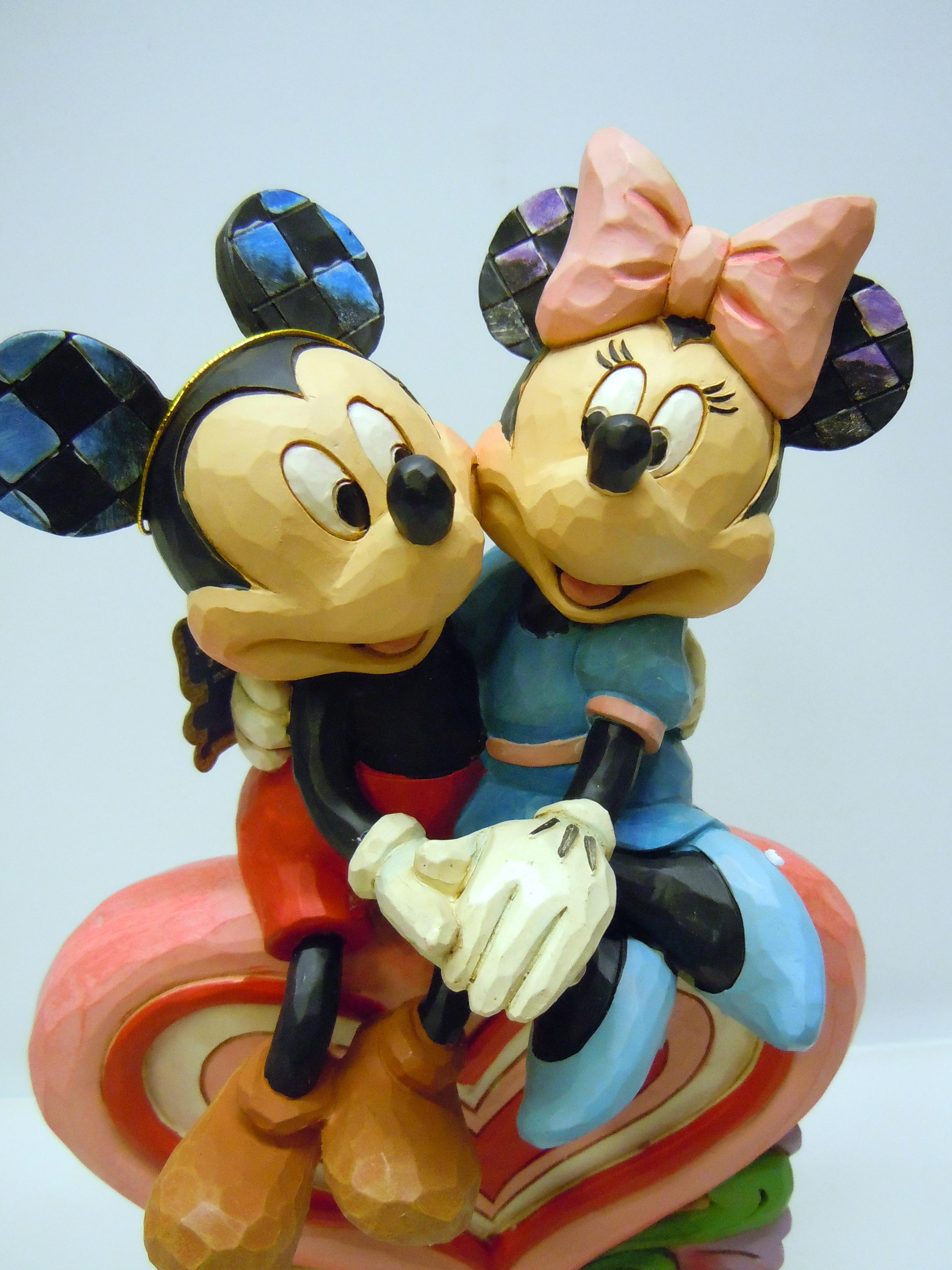 Disney Heart to Heart, Musse & Mimmi Pigg "Valentine" av Jim Shore - 5