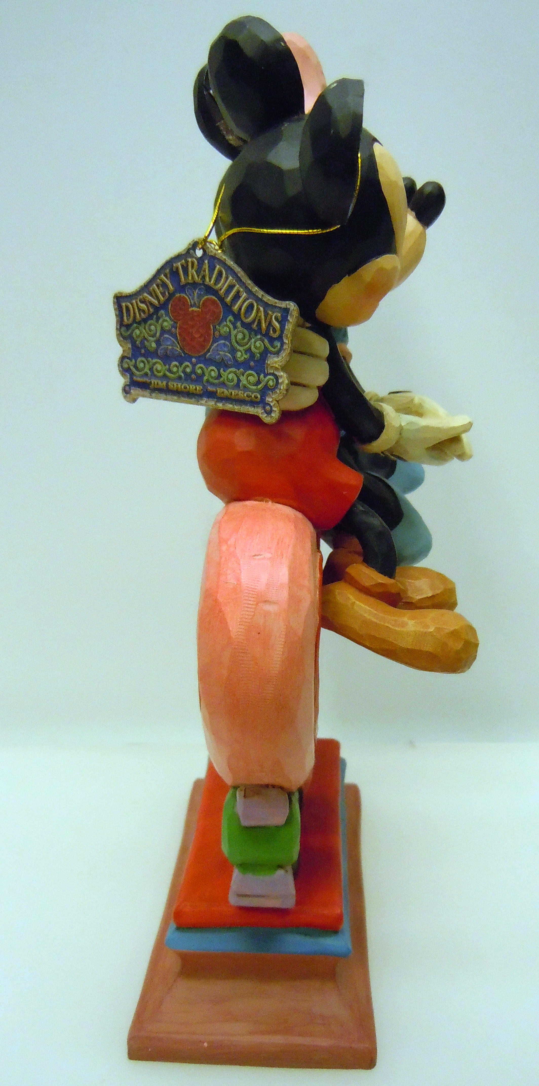 Disney Heart to Heart, Musse & Mimmi Pigg "Valentine" av Jim Shore - 4