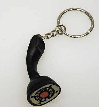 Nyckering Cobra telefon svart