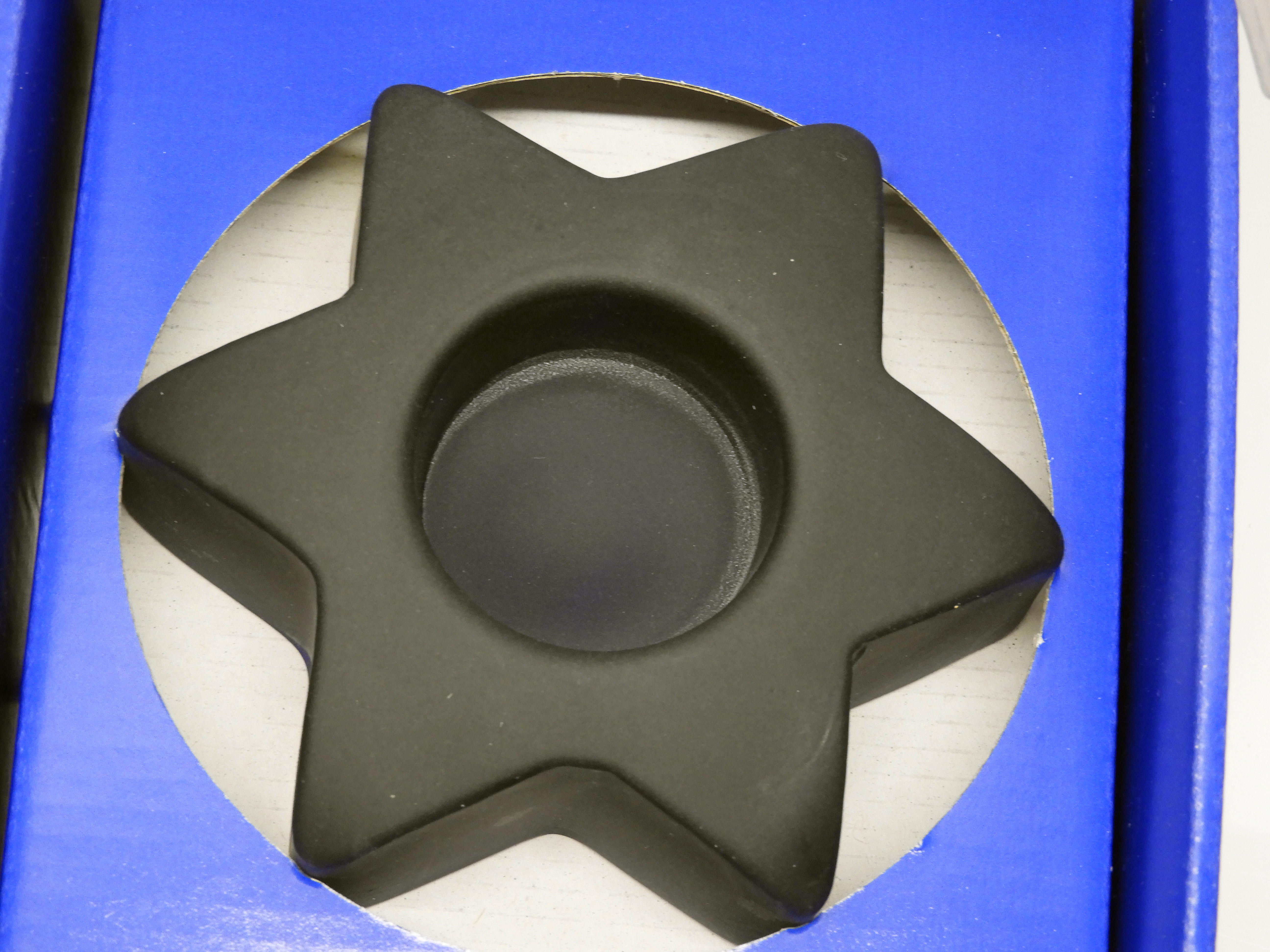 Stella ljusstake klar blå frost 110 mm