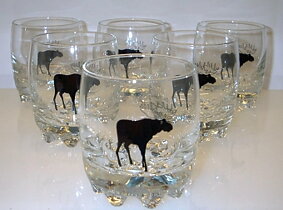 Älg Glas