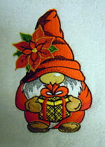 Broderade Julhanddukar