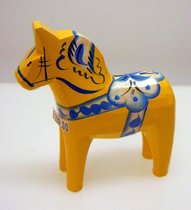 Dalahäst Gul