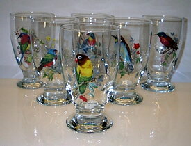 Fågel Glas