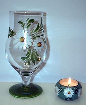 Handmålade glas