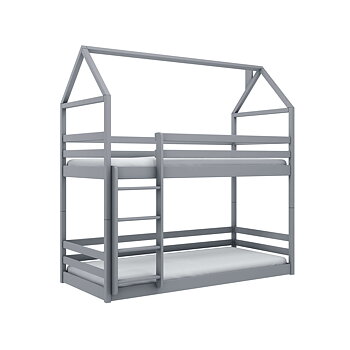 AXEL floor house bunk bed with ladder