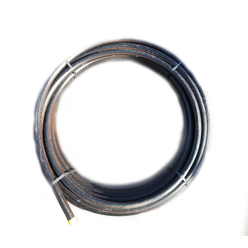 PE slang 32/3,0X50m KZ brun stripe SDR11 - 2