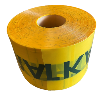 Markeringsband Gul Kraftkabel 125mmX250m