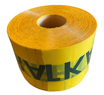 Markeringsband Gul Kraftkabel 125mmX250m