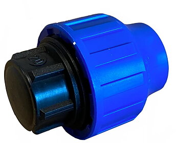 Plastkoppling ändhuv 25 