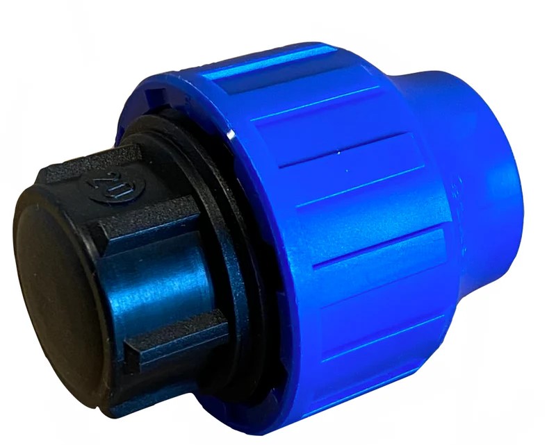 Plastkoppling ändhuv 40 