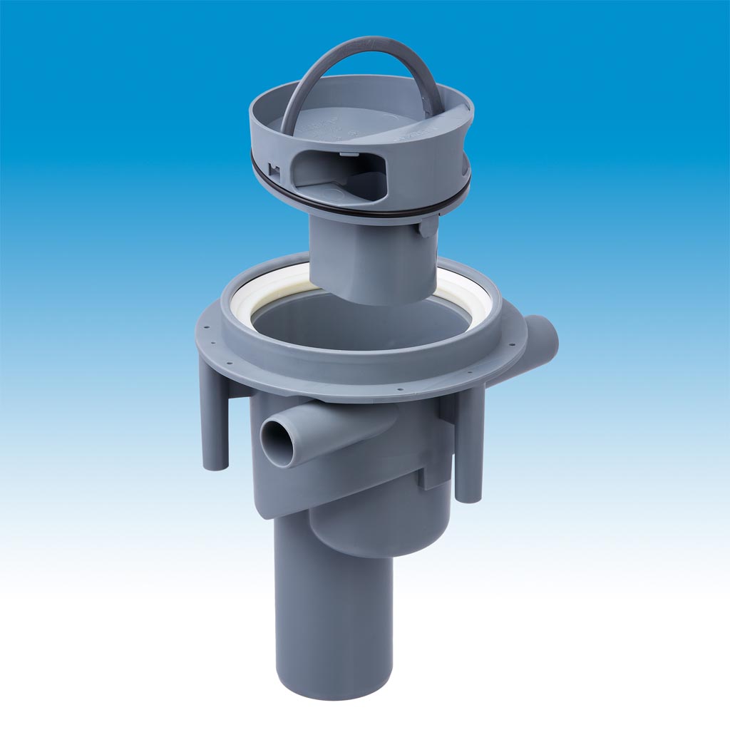 Merika golvbrunn 75mm bottenutlopp  - 2