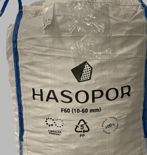 Skumglas Hasopor Storsäck 1,5m³ F60H 10-60mm - 2