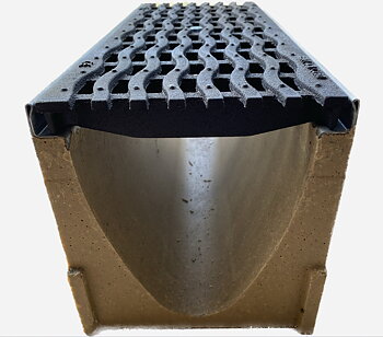 Markränna BASE 100X150 L1m C250 Segjärn WAVE