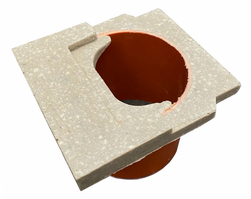 Gavel SELF 100X100mm med utlopp 110mm