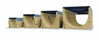 Markränna BASE 150X195 L1m C250 Segjärnsgaller WAVE