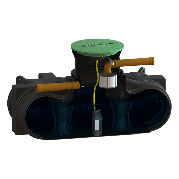 CPX Sluten tank 3000L med bevattningskit standard