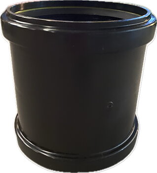 Dubbelmuff 110 svart