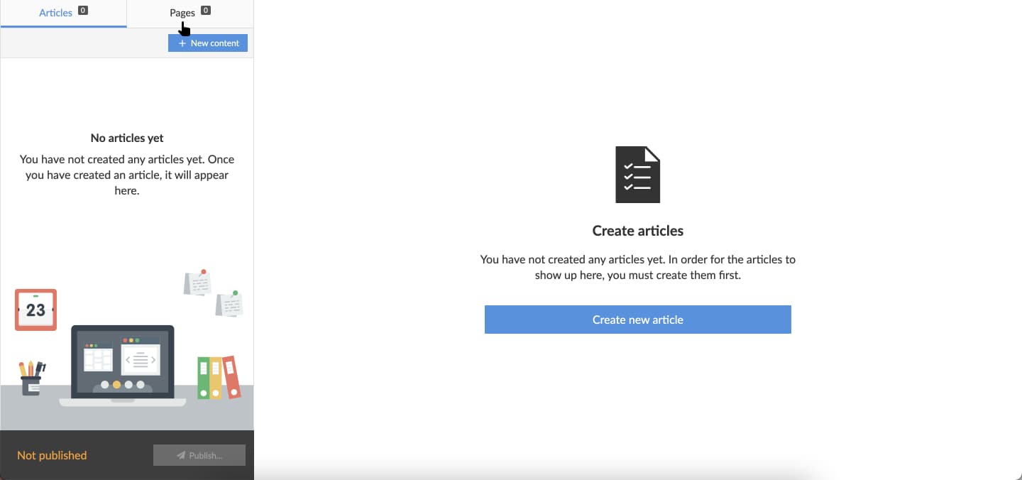 Select pages to upload your PDF to the publication.