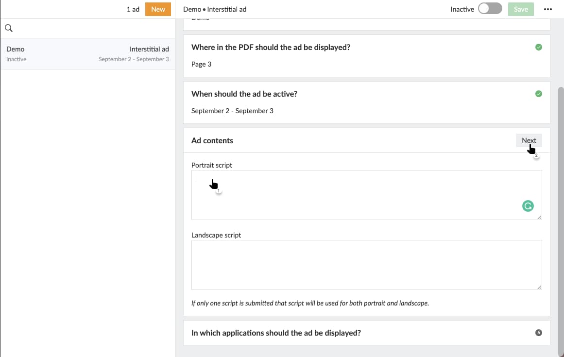 Enter your image-related code as ad content.