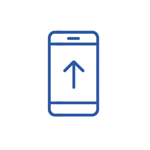 Icon representing iOS, Android, and web availability