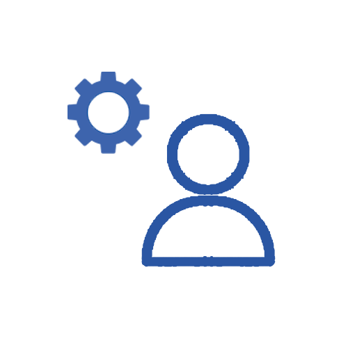 Icon representing roles and permissions