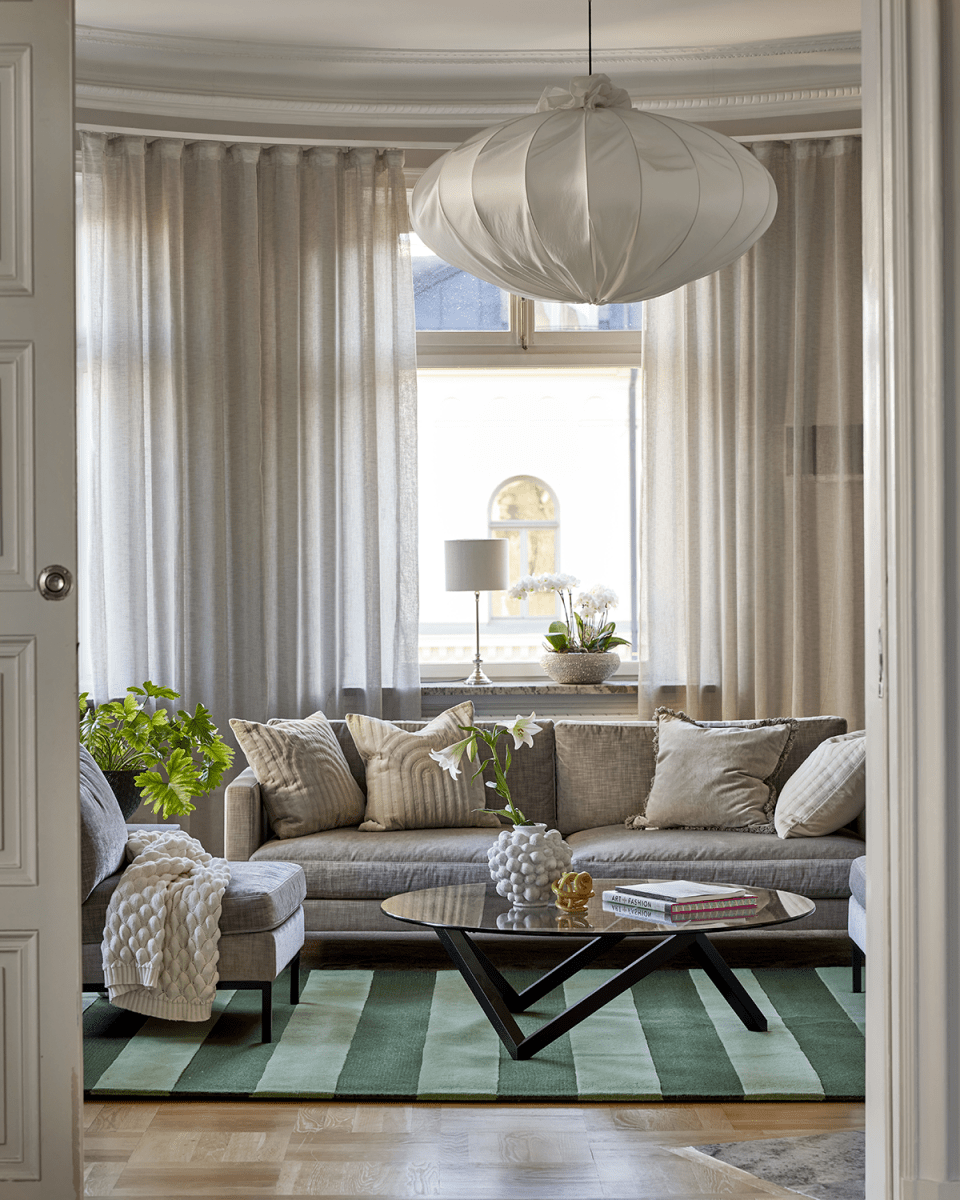 Stripe Boucle Grön 200x300cm - 2