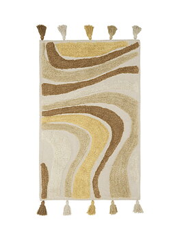Badrumsmatta Swirl Mocca 60x90cm