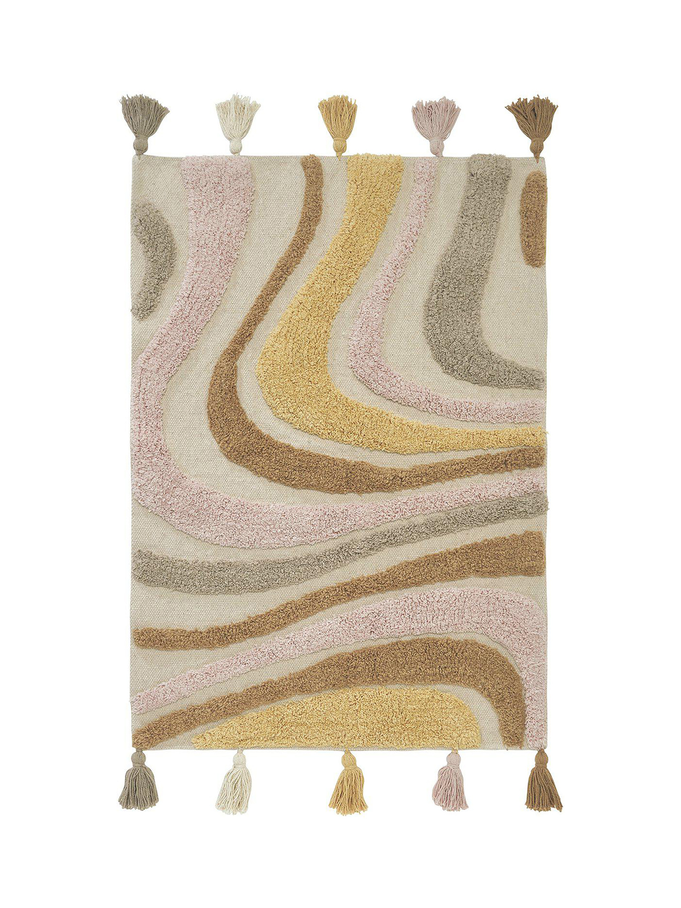 Badrumsmatta Swirl Multi 60x90cm