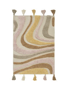 Badrumsmatta Swirl Multi 90x130cm