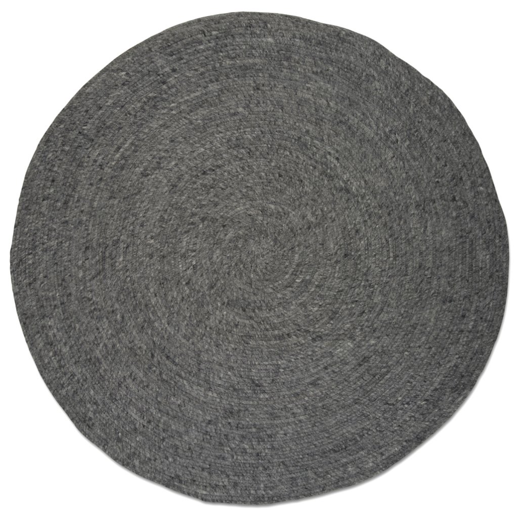 Merino Rund Granit 160cm