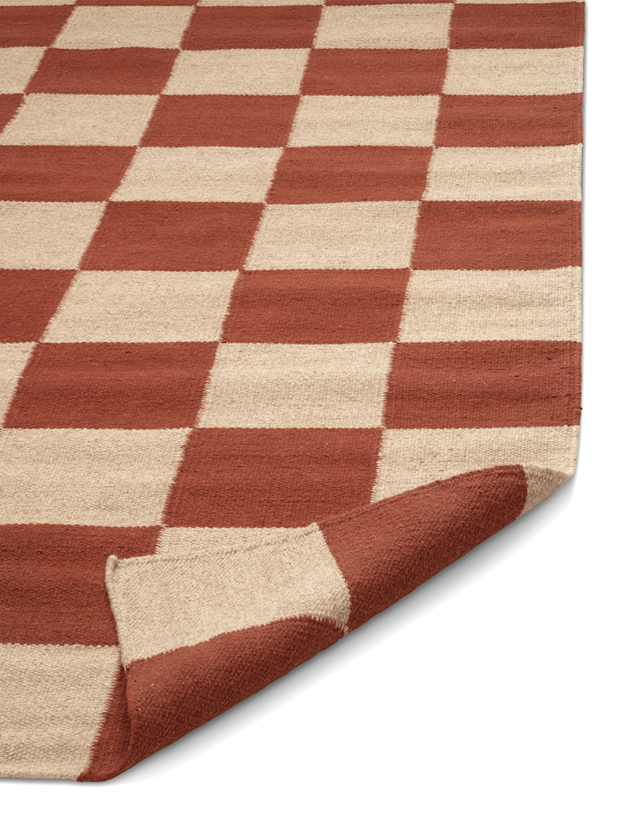 Squares Terracotta/Natur 300x400cm - 3