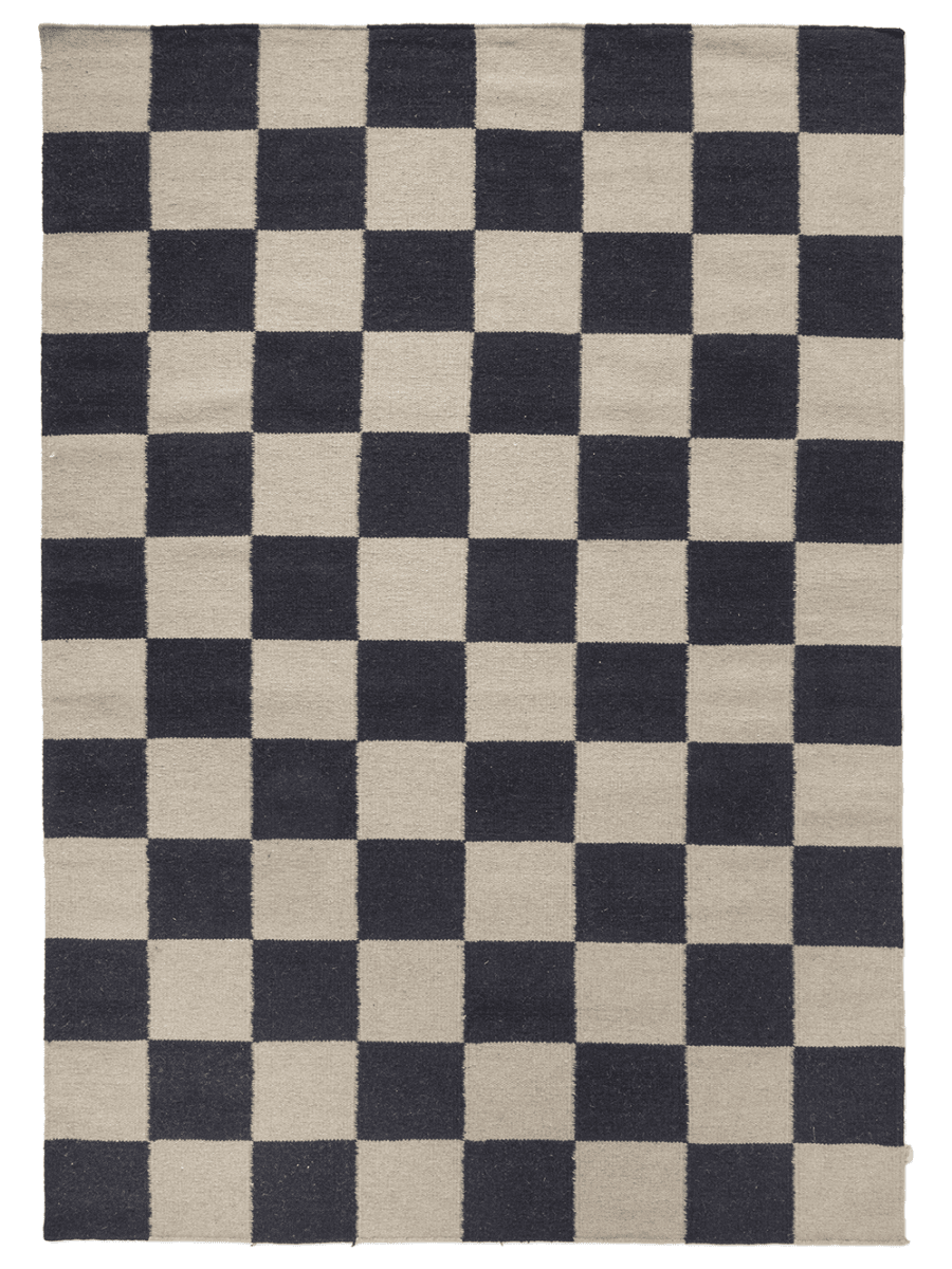 Squares Svart/Natur 300x400cm
