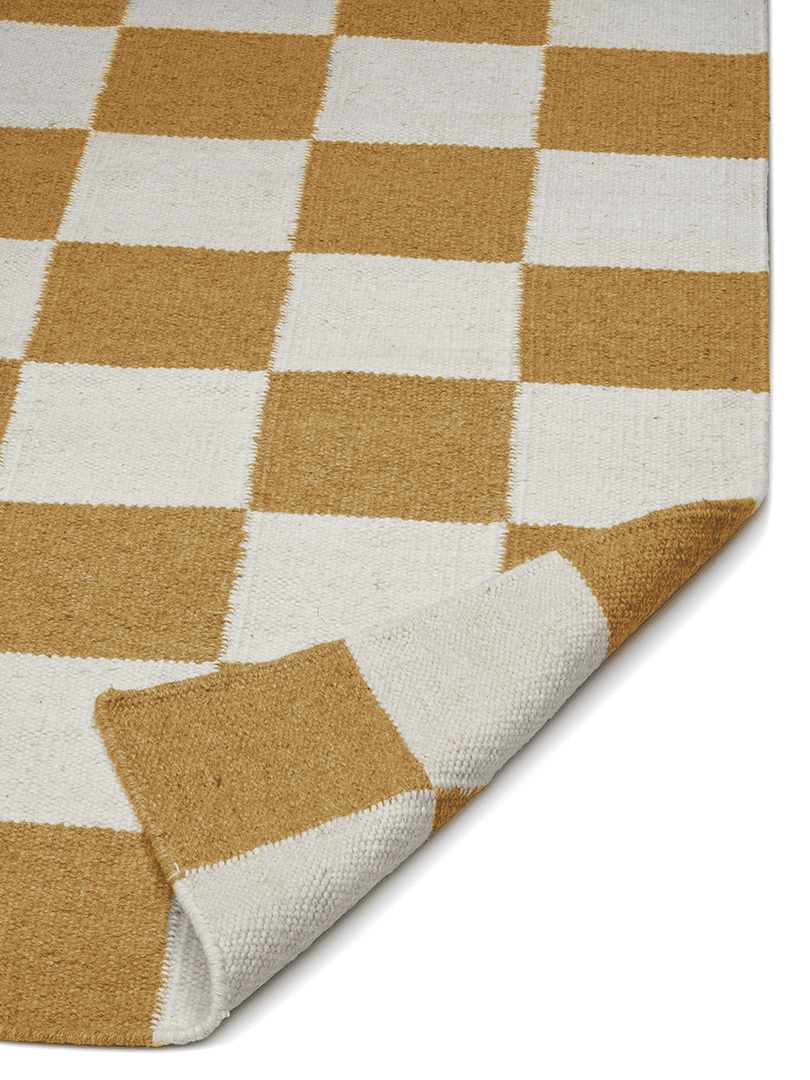 Squares Gul/Vit 300x400cm - 3