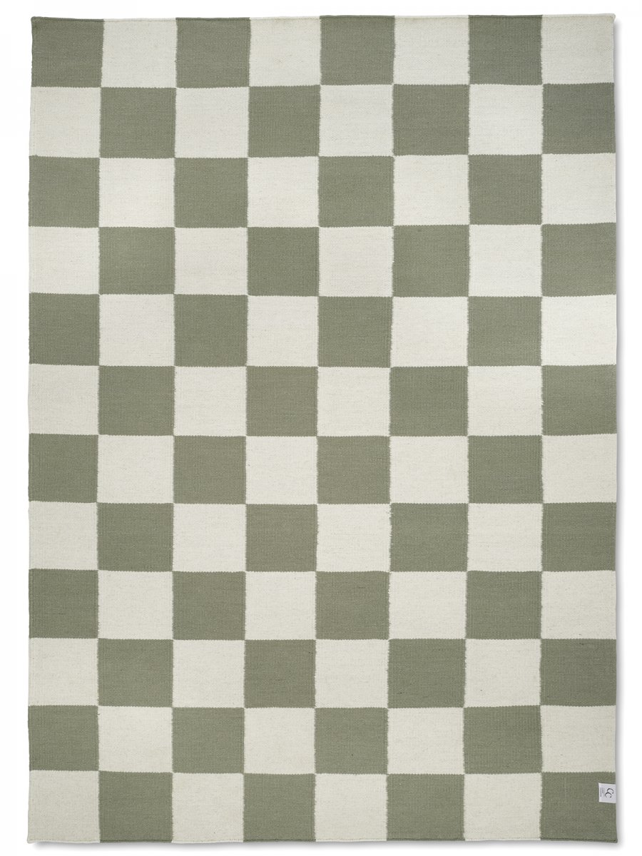 Squares Vit/Grön 300x400cm