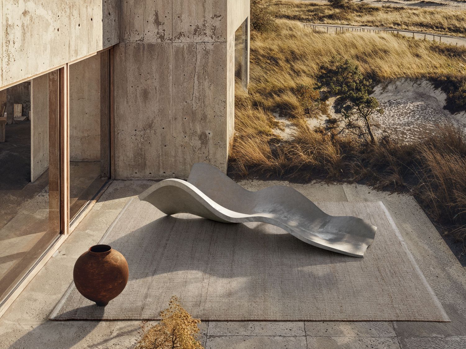 Ash Melange Earth Utomhusmatta 250x350cm - 2