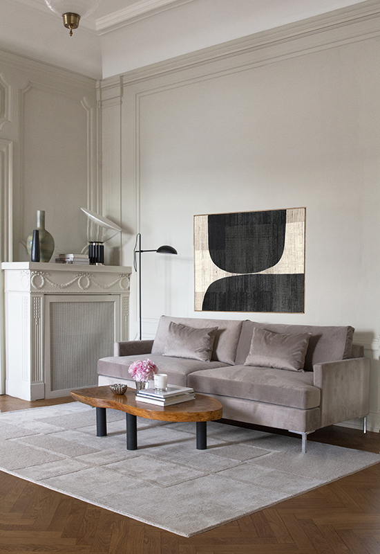 Layered Swedish Grace Oatmeal 180x270cm - 2