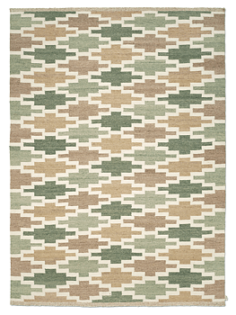 Korsnäs Röllakan Grön/Beige 250x350cm