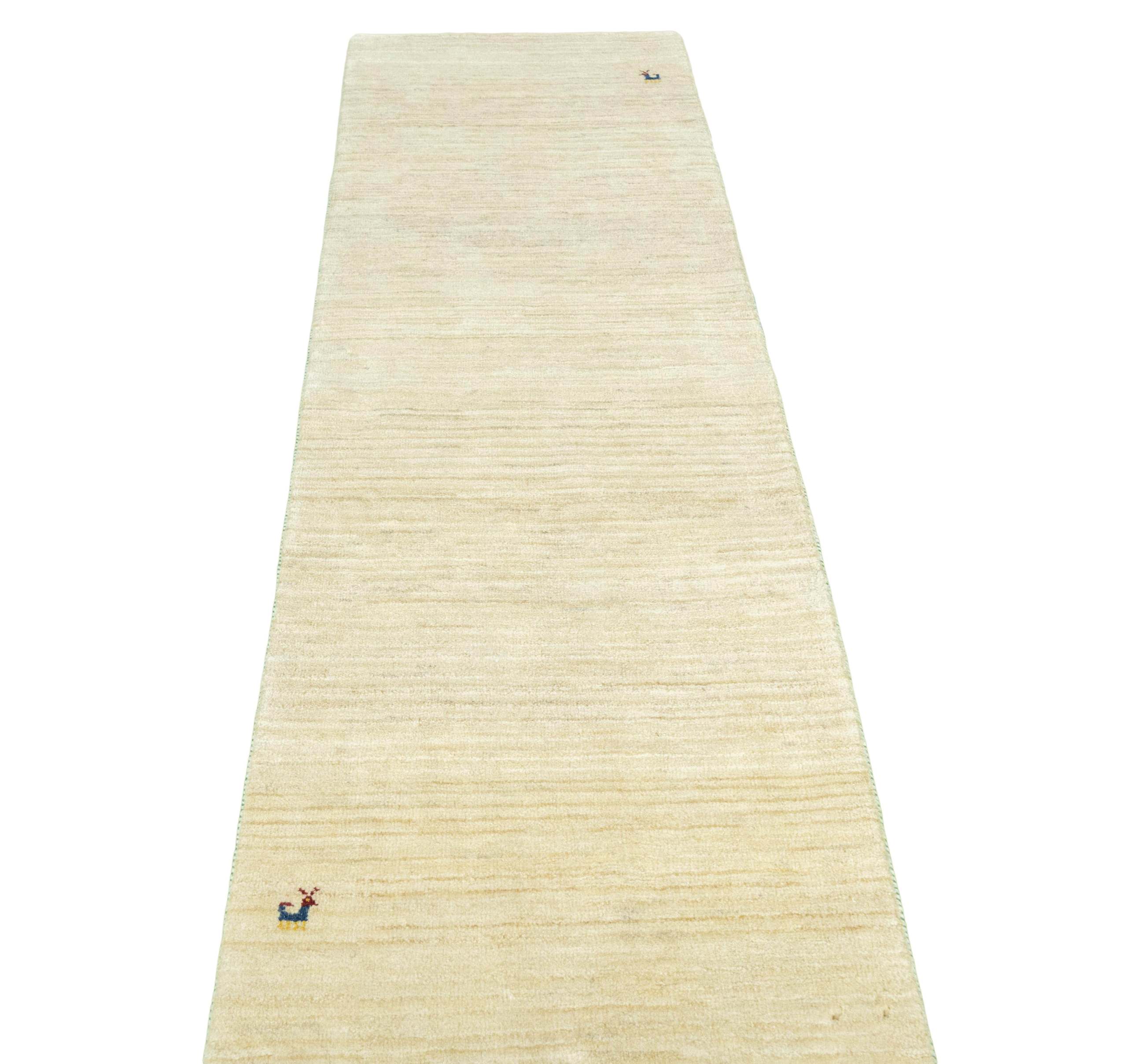 Gabbeh Fine Vit 80x255cm - 4