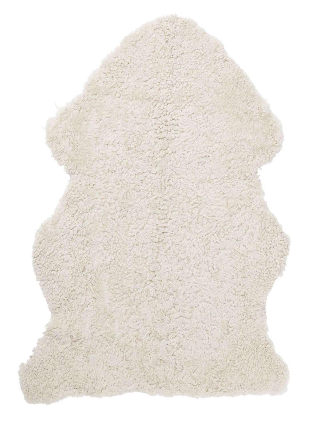Curly Fårskinn Beige