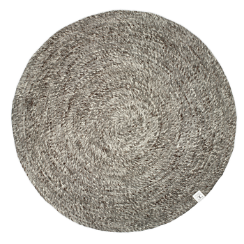 Merino Grey Rund 160cm
