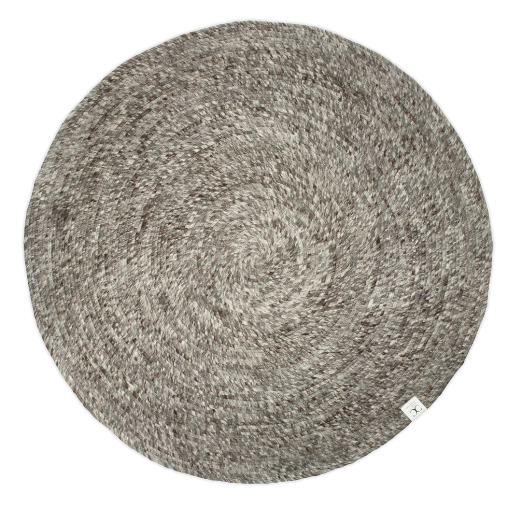 Merino Grey Rund 200cm