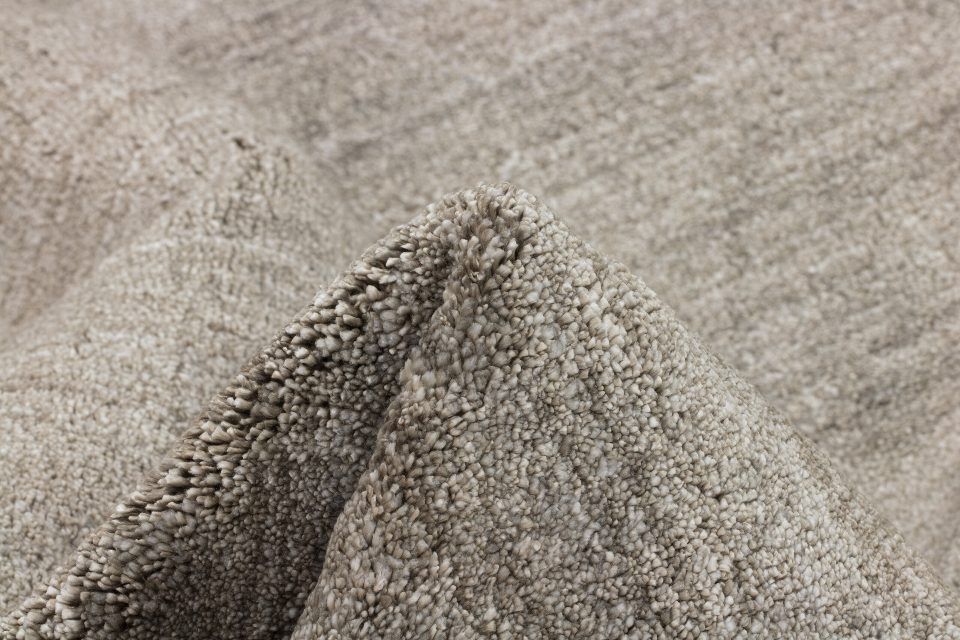 Plain Dust Grey 200cm Rund - 2