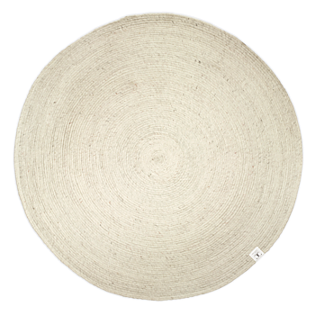 Merino White Rund 160cm