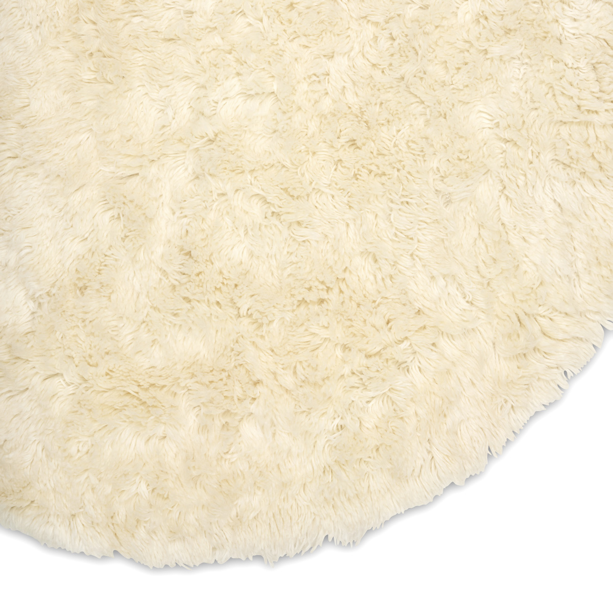 Cloudy Naturvit Rund 160cm - 2