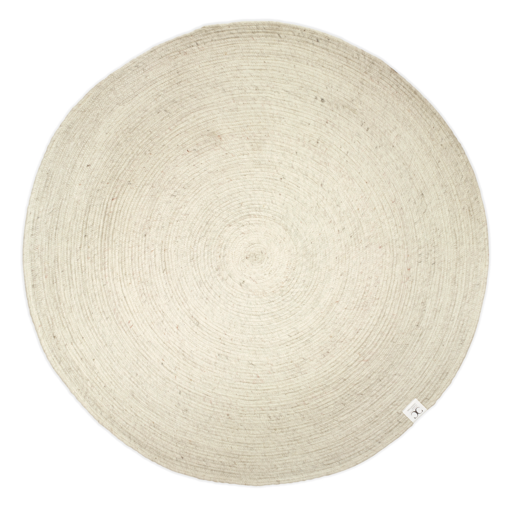 Merino White Rund 200cm