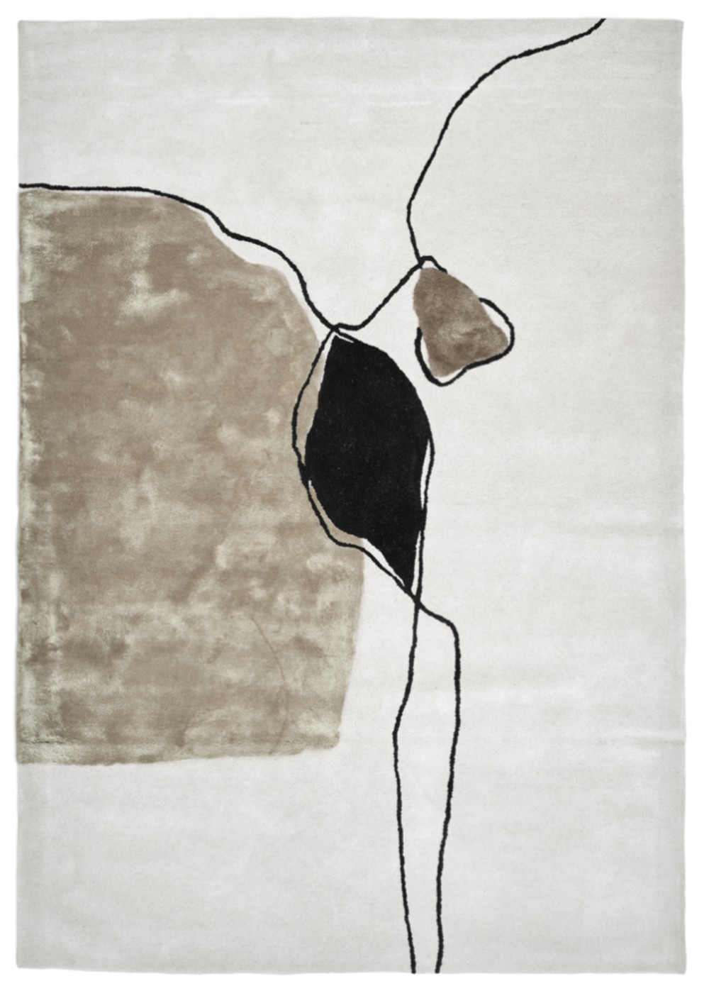 Abstract  Ivory 250x350cm
