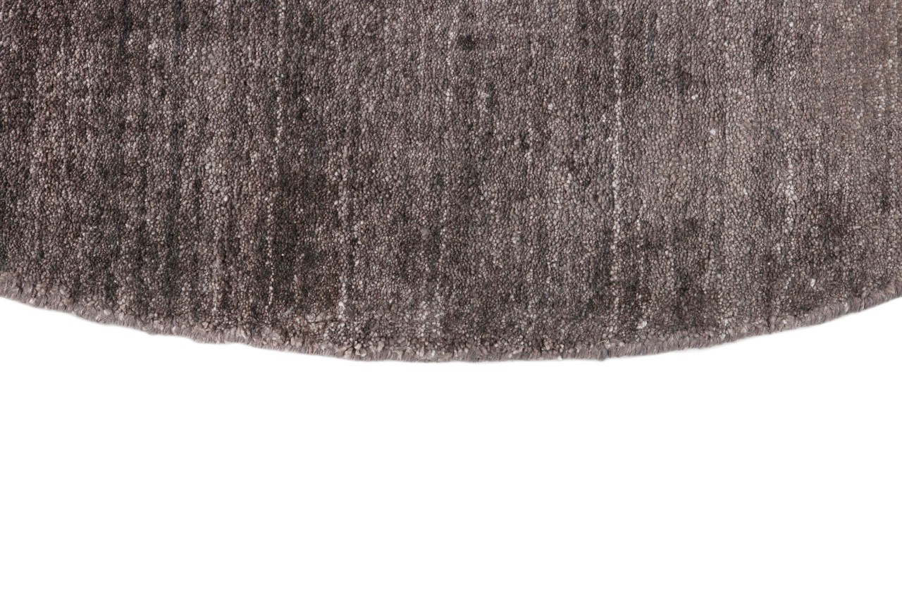 Plain Dust Dark Brown 200cm Rund - 4