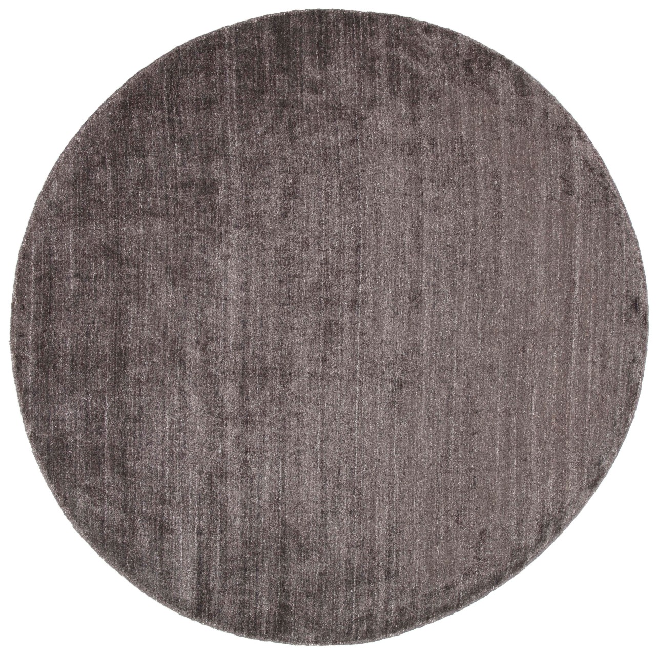 Plain Dust Dark Brown 250cm Rund
