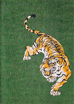 Barnmatta Tiger Green